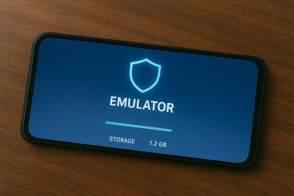 Download AetherSX2 APK for Android – Free PS2 Emulator with BIOS Support (v1.5-4248) 12 AetherSX2 Android emulator home screen showing lightweight, safe app design