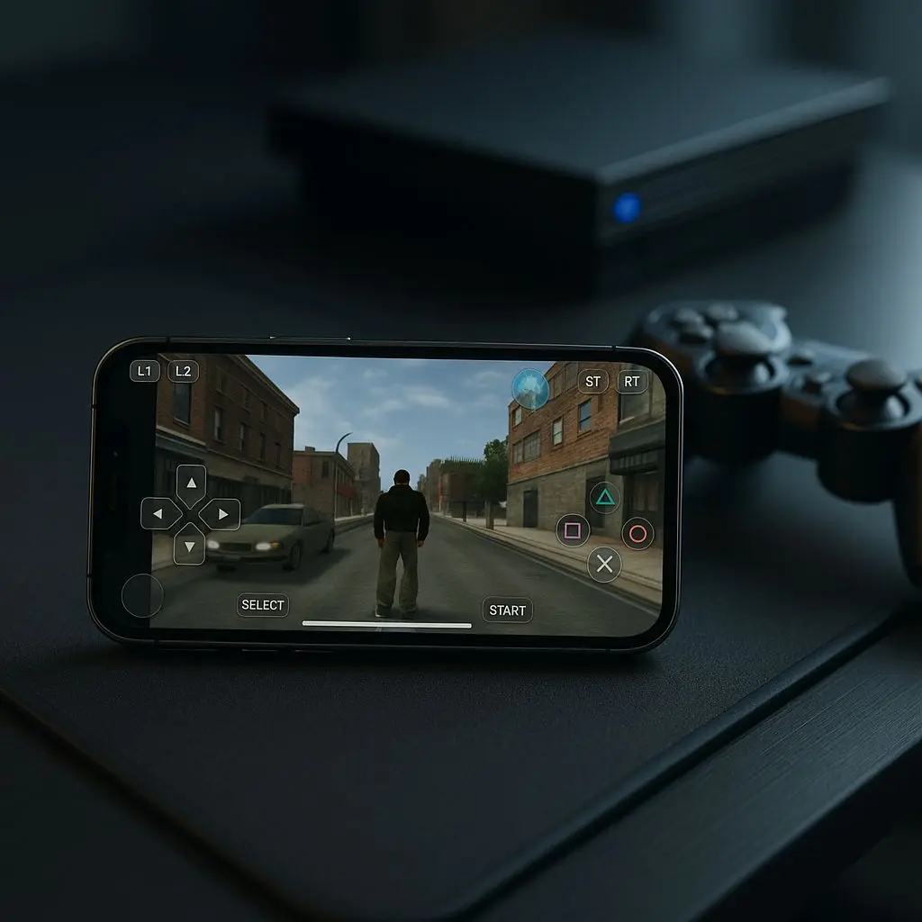 AetherSX2 iOS app logo and banner for PS2 emulator